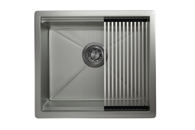 Кухонная мойка GRANULA KS-5045U, СТАЛЬ МАТОВАЯ