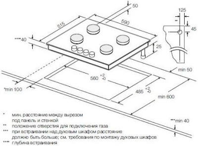 Варочная поверхность газовая Graude GSK 60.1 WM