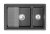 Кухонная мойка GRANULA KS-7304U, ШВАРЦ (чёрный металлик) Кухонная мойка GRANULA KS-7304U, ШВАРЦ (чёрный металлик)