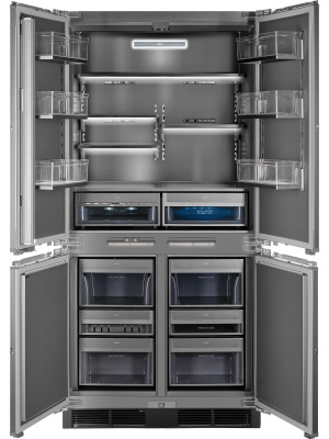 Встраиваемый холодильник Hiberg S-RFQ 800 B inverter
