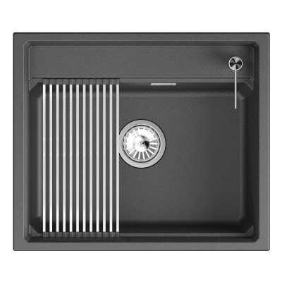 Кухонная мойка GRANULA KS-6003, ЧЁРНЫЙ