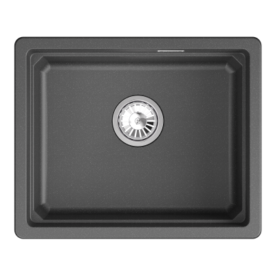 Кухонная мойка GRANULA KS-5501U, ЧЁРНЫЙ