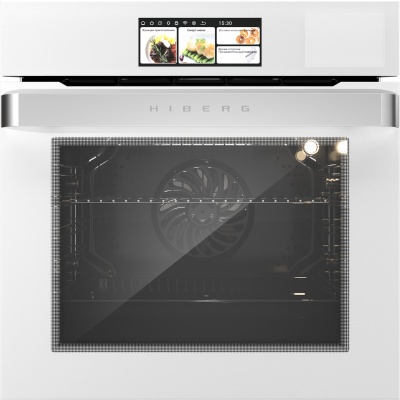 Электрический духовой шкаф с функцией пароварки Hiberg S-VM 6615 W I-SMART