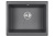 Кухонная мойка GRANULA GR-5551, ГРАФИТ (ЧЁРНО-СЕРЫЙ)