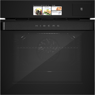Электрический духовой шкаф с функцией пароварки Hiberg S-VM 6615 B I-SMART