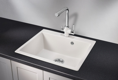Кухонная мойка GRANULA GR- 6001, АРКТИК (БЕЛЫЙ)