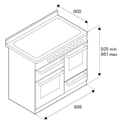 Кухонный блок Bertazzoni Professional PRO106L3EXT