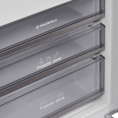 Встраиваемый холодильник  MAUNFELD MBF19369NFWGR LUX Inverter