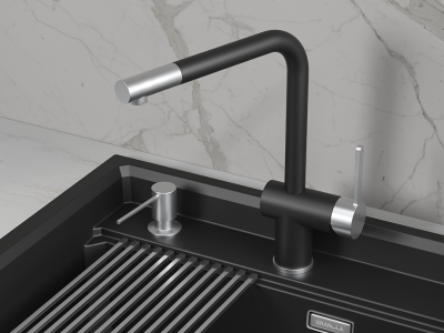 Кухонный смеситель GRANULA GR-5017, ТУРМАЛИН