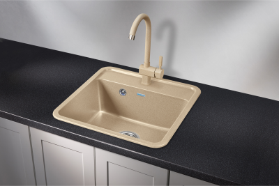 Кухонная мойка GRANULA ST-5001, БЕЖЕВЫЙ