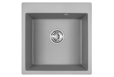 Кухонная мойка GRANULA GR-5102, АЛЮМИНИУМ