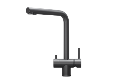 Кухонный смеситель GRANULA  KS-7011, ГРАФИТ МАТОВЫЙ