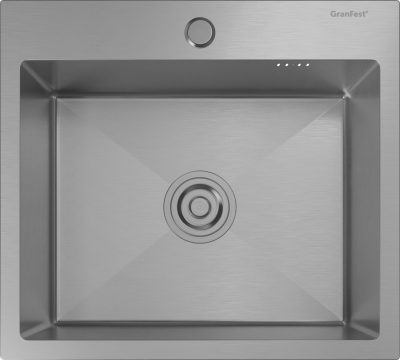 GRANFEST METAL Мойка нерж.сталь AISI 304 1 чаша 500*450*215 мм арт.GF-