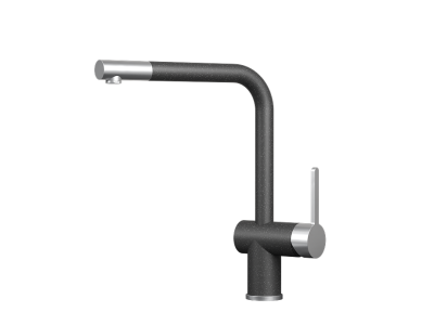 Кухонный смеситель GRANULA GR-5017, ЧЁРНЫЙ