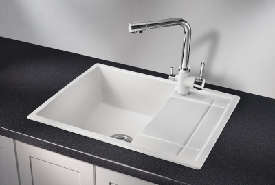 Кухонная мойка GRANULA GR-6501, АРКТИК (БЕЛЫЙ)