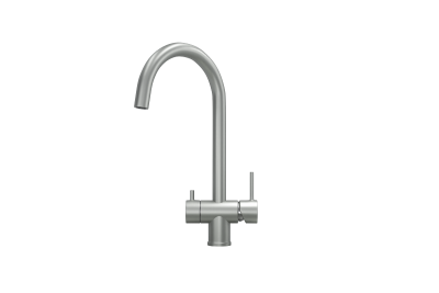 Кухонный смеситель GRANULA  KS-7104, СТАЛЬ МАТОВАЯ