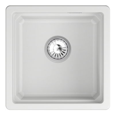 Кухонная мойка GRANULA KS-4501U, АРКТИК (БЕЛЫЙ)
