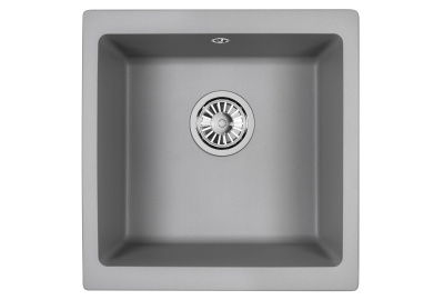 Кухонная мойка GRANULA GR-4451, АЛЮМИНИУМ