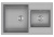 Кухонная мойка GRANULA GR-8201, АЛЮМИНИУМ Кухонная мойка GRANULA GR-8201, АЛЮМИНИУМ