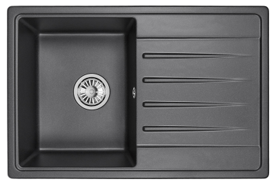 Кухонная мойка GRANULA ST-7602, ЧЁРНЫЙ