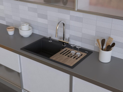 Кухонная мойка OMOIKIRI Kitagawa 86-LB gr-p