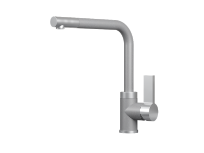 Кухонный смеситель GRANULA GR-5504, АЛЮМИНИУМ