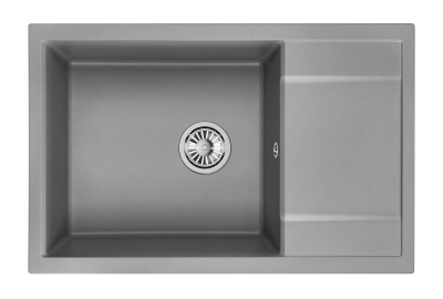 Кухонная мойка GRANULA GR-7805, АЛЮМИНИУМ