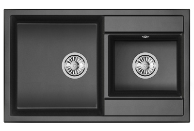 Кухонная мойка GRANULA GR-8201, ЧЁРНЫЙ