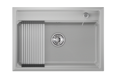 Кухонная мойка GRANULA KS-7301, АРКТИК (БЕЛЫЙ)