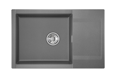 Кухонная мойка GRANULA ES-7807, ГРАФИТ
