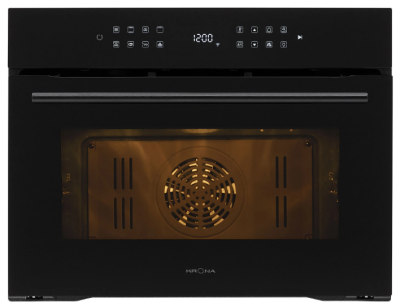 Электрический компактный духовой шкаф KRONA ONYX 45H BL/BL