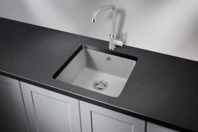 Кухонная мойка GRANULA GR-3801, АЛЮМИНИУМ