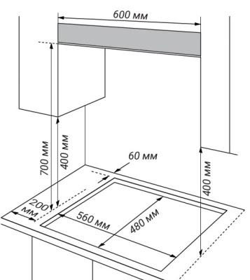 Варочная панель газовая Hiberg VM 6245 Gr