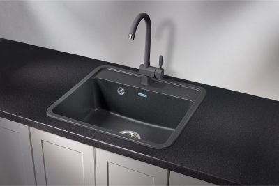 Кухонная мойка GRANULA ST-5601, ГРАФИТ