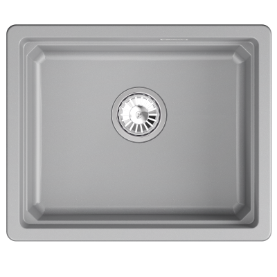 Кухонная мойка GRANULA KS-5501U, АЛЮМИНИУМ
