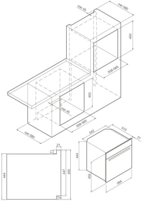 Микроволновая печь встраиваемая Graude MWG 45.0 SE