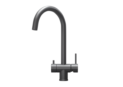 Кухонный смеситель GRANULA  KS-7104, ГРАФИТ МАТОВЫЙ