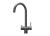 Кухонный смеситель GRANULA  KS-7104, ГРАФИТ МАТОВЫЙ