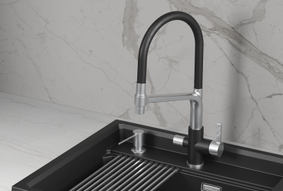 Кухонный смеситель GRANULA GR-5083, ТУРМАЛИН