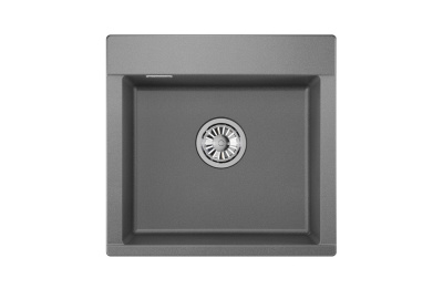 Кухонная мойка GRANULA ES-5201, ГРАФИТ (ЧЁРНО-СЕРЫЙ)
