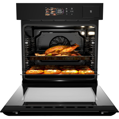 Электрический духовой шкаф с функцией пароварки Hiberg S-VM 6415 B SMART