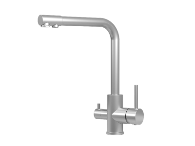 Кухонный смеситель GRANULA GR-5015, НЕРЖ, 