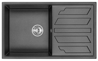 Кухонная мойка GRANULA GR-8601, ЧЁРНЫЙ