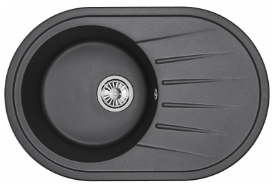Кухонная мойка GRANULA ST-7601, ЧЁРНЫЙ