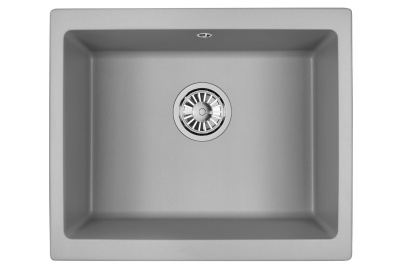 Кухонная мойка GRANULA GR-5551, АЛЮМИНИУМ