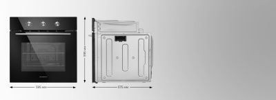 Шкаф духовой электрический  MAUNFELD EOEC.586B2