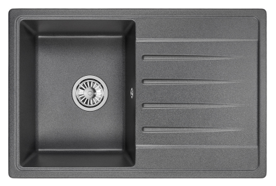Кухонная мойка GRANULA ST-7602, ГРАФИТ