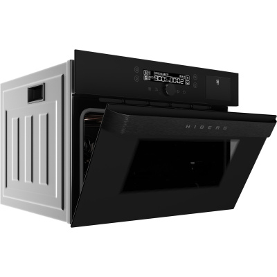 Электрический духовой шкаф с функцией пароварки Hiberg MS-VM 5115 B SMART