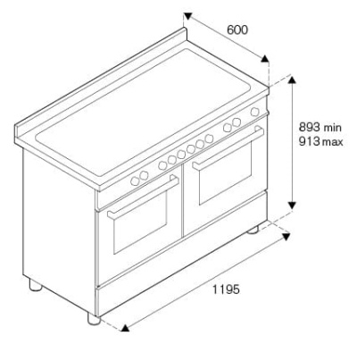 Кухонный блок Bertazzoni Master MAS126G2EXT