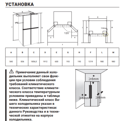 Холодильник Hiberg RFQ-600DX NFYM INVERTER